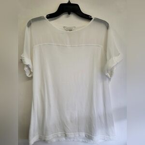 Club Monaco Basic Silk and cotton top